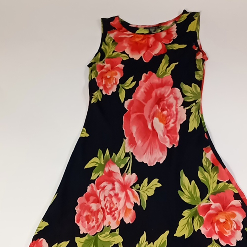 American Angel Sheer Floral Shift Dress Size Small - Picture 2 of 16